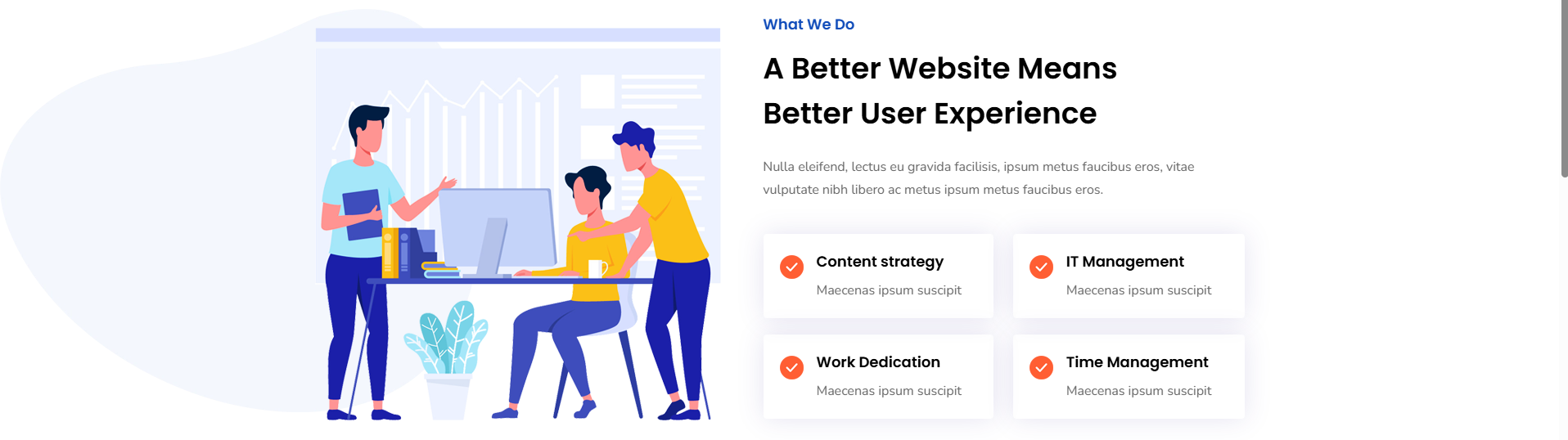 What we do illustration